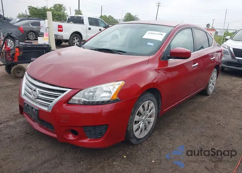 2013 Nissan Sentra S из США, поврежденный, VIN 3N1AB7AP2DL673127